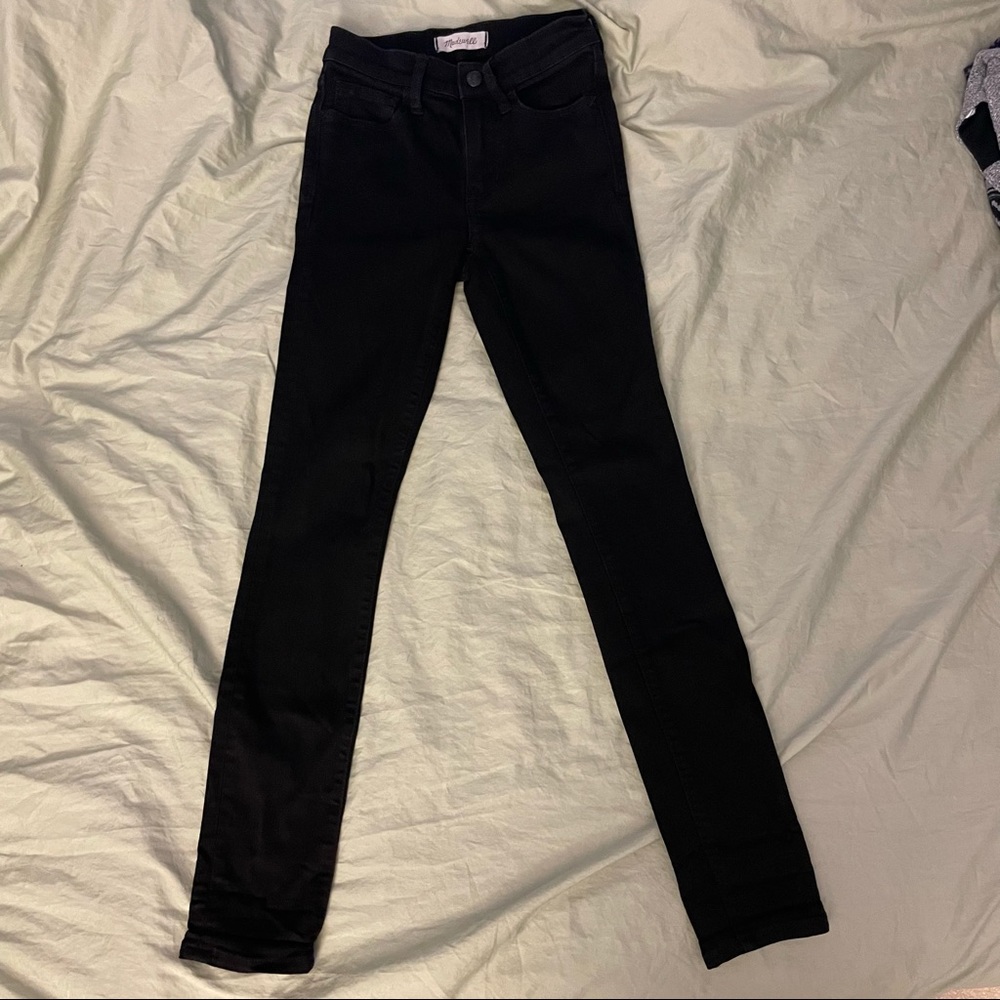 NWOT Madewell Black Roadtripper Skinny Jeans